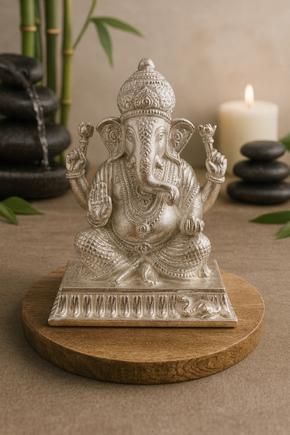 Heavy Silver Ganpati – A masterpiece of tradition & spirituality