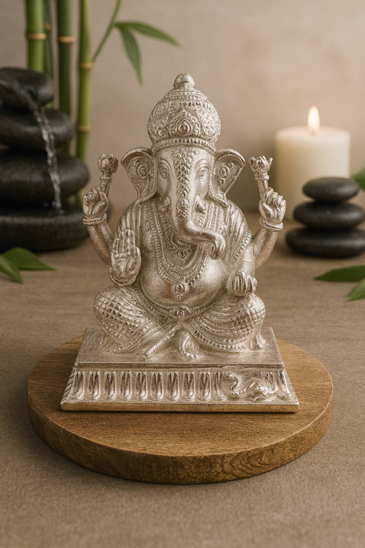 Heavy Silver Ganpati – A masterpiece of tradition & spirituality